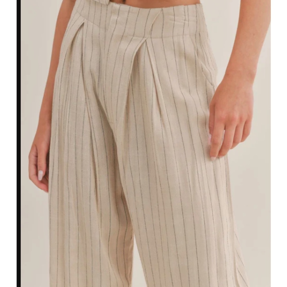Sage The Label Forever Muse Pinstripe Pants women’s M NWT